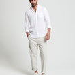 Load image into Gallery viewer, The Linen Shirt Regular Fit White - Gant - Hobo Menswear