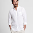 Load image into Gallery viewer, The Linen Shirt Regular Fit White - Gant - Hobo Menswear