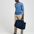 Load image into Gallery viewer, Denim Blue Mel Cotton Piqué Crew Sweater - Gant - Hobo Menswear