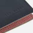 Load image into Gallery viewer, Ted Baker Men's Saharas Rubber Leather Wallet - Navy - Hobo Menswear