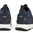 Load image into Gallery viewer, BOSS Men's Dark Blue Titanium Runn Trainers - Hobo Menswear