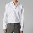 Load image into Gallery viewer, BOSS Gelson Regular-fit shirt in easy-iron Austrian white cotton - Hobo Menswear