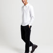 Load image into Gallery viewer, The Original Pique LS Rugger White - Hobo Menswear
