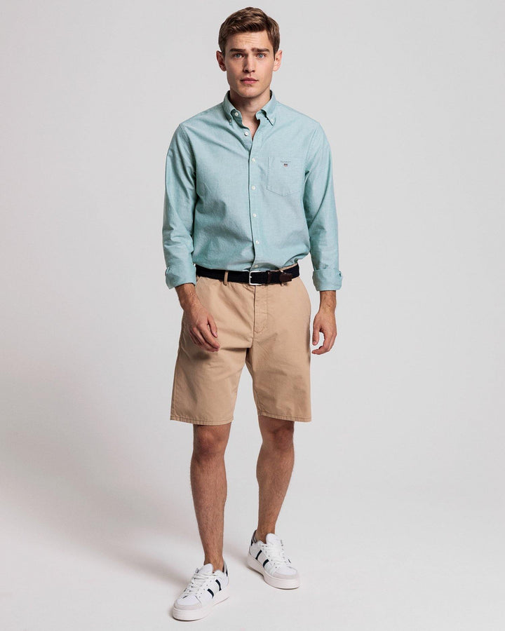 Beige Relaxed Summer Shorts - Gant - Hobo Menswear