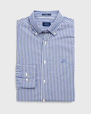 GANT The Broadcloth Regular Shirt Stripe - Hobo Menswear