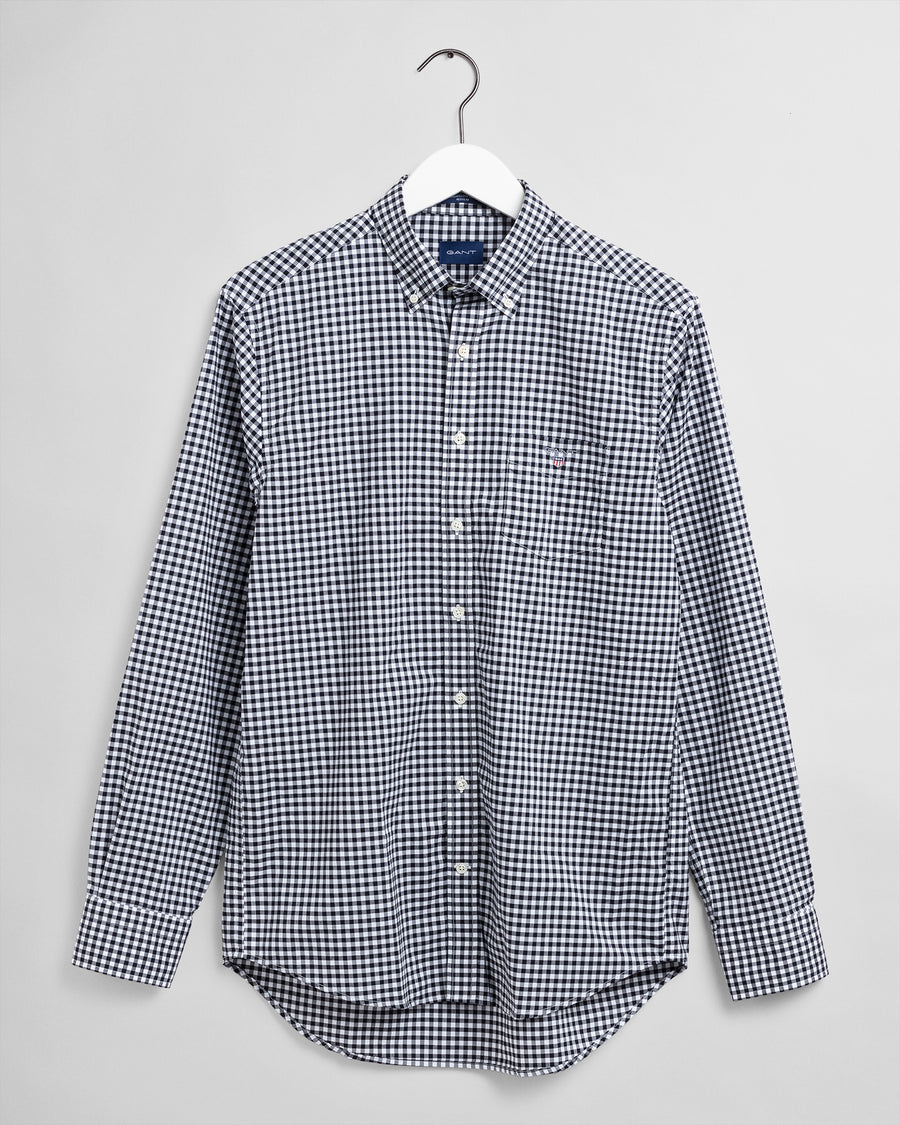 GANT The Broadcloth Regular Shirt Gingham - Hobo Menswear