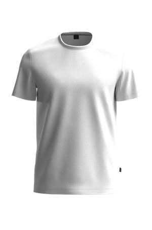 BOSS White Tiburt T-Shirt - Hobo Menswear