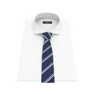 BOSS Tie 6cm Traveller Dark Blue - Hobo Menswear