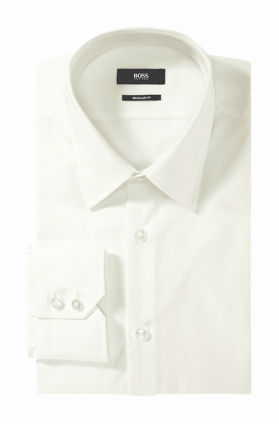BOSS Men's Shirt Enzo Shirt Business Regular-Fit Easy Iron White - Hobo Menswear